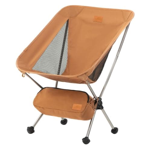 Naturheike YL08 Ultralight Camping Chair, 2.38LBS/1.08KG Backpacking Chair with Anti-Sinking Feet, Portable Compact Folding Chair for Hiking Camping Fishing Outdoor