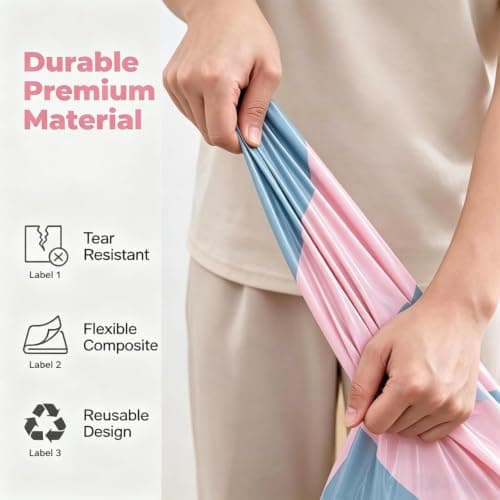 2PCS No Pump Vacuum Storage Bags, 2027 New Large Cube Vacuum Seal Bags, Press & seal, No Pump Needed for Jumbo Clothes Bedding, Comforters, Off‑Season Gear (XXL) — view 5