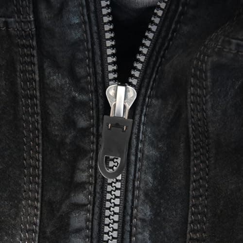 SOPOTUTU Black Rubber Replacement Zipper Handles 20PCS, Large and Small Sizes Included, Easy to Install, for Garment and Travel Bag Use — view 4