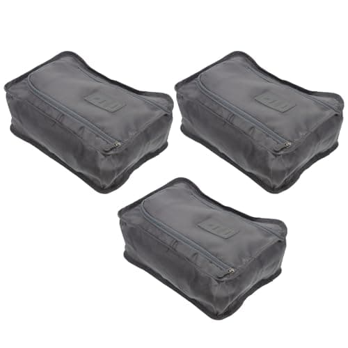3pcs Polyester Foldable Shoes Pouch Shoe Organizer for Travel