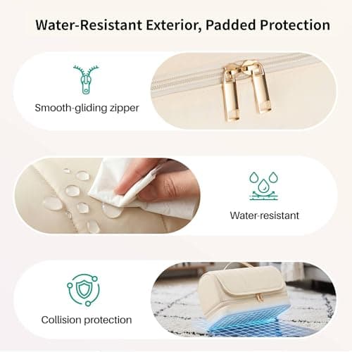 Noldena Hanging Hair Tool Organiser Compatible with Dyson Airwrap, Cream — view 5