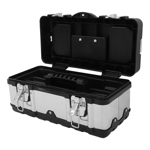 Tools Case Toolbox Stainless Steel Lockable Lightweight Back to School