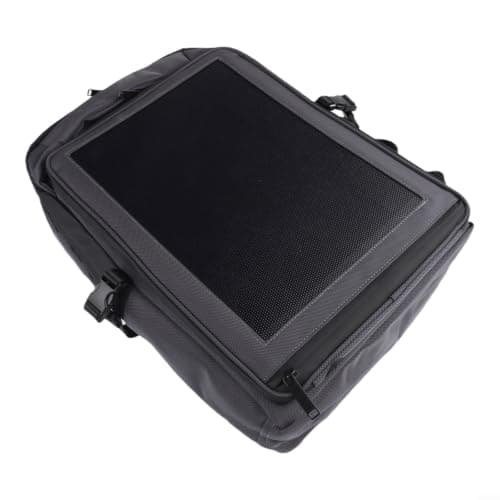 Solar Powered Backpack 30W Foldable Panel 35L Capacity for Outdoor Travel - Lightweight Nylon Bag with Fast Charging for Phone — view 2