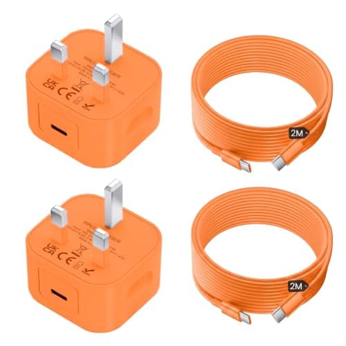 for iPhone 17 16 15 Charger, USB C Fast Charging Adapter with 2M Cable