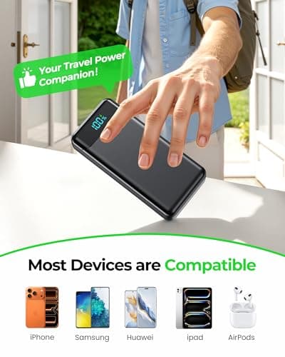 Power Bank 27000mAh, Portable Charger PD20W & QC4.0 22.5W Fast Charging — view 6