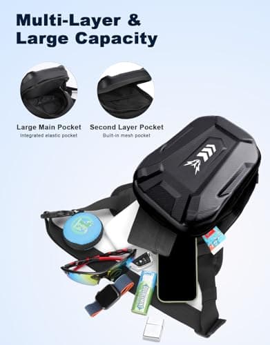 Rolgno Drop Leg Bag, [Expandable Storage] Motorcycle Leg Bag — view 5