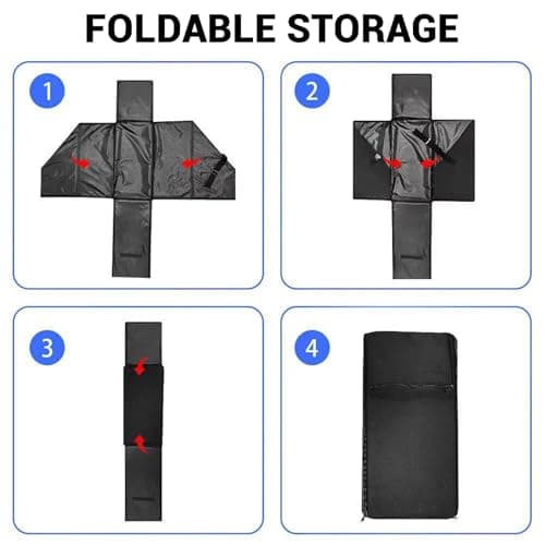 Durable Folding Bike Transport Box/Cover with Dust Cover for Easy Carrying, Oxford Cloth Material — view 5