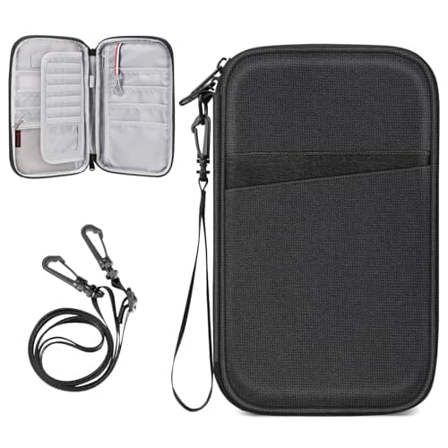 FINTIE Family Passport Holder Travel Wallet