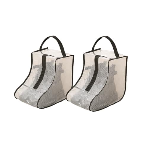 2 Set Boot Storage,Portable Short Boots and Tall Boots Storage or Protector Bag,Shoe Dust Bags,Shoe Sleeves for Travel,Clear Boots Cover,Shoes Packing Organizers for Adult Sneakers