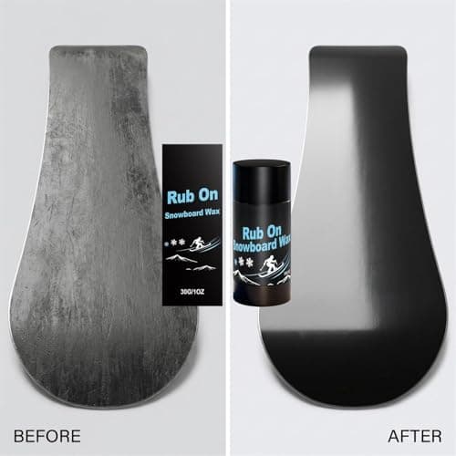 Ceweao Rub On Snowboard Wax | 30g Solid Ski Maintenance Wax With Cork Applicator | Easy Use Reduce Friction Tool, For Indoor Outdoor Home Sports Snow Snowboard Skiing Cross-Country — view 4