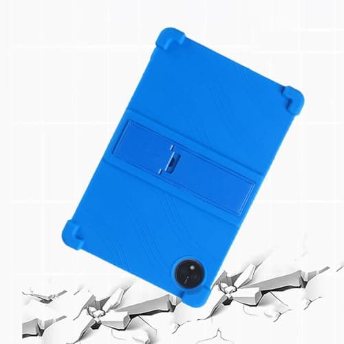 INSOLKIDON Compatible with Case for Blackview Tab 10 WIFI 10.1 inch tablet, Full Coverage Ultra Slim adjustable Stand Silicone Shockproof Lightweight Protective Cover Case (Sky Blue) — view 5