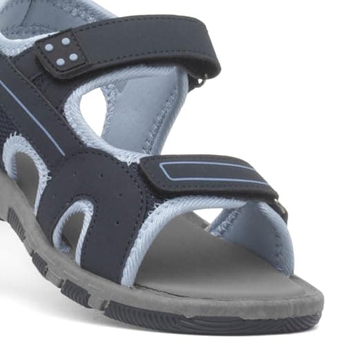 Red Fish Boys Navy Easy Fasten Sports Sandal - Size 3 UK - Blue — view 6