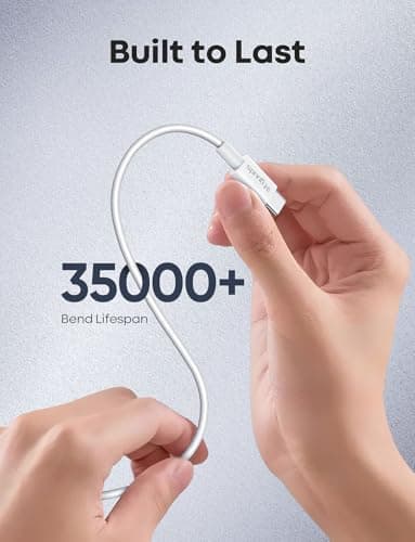 etguuds USB C Fast Charger Cable 1M, USB A to Type C Car Charger power Cord — view 6