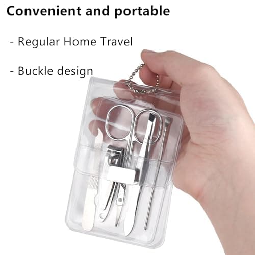 2 Packs Manicure Pedicure Set Fingernail Scissors Nail Care Kit For Women — view 5