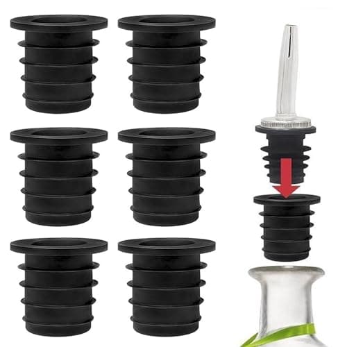 fxwtich Wine Pourer Adapter Bottle Spout Adapter 1/6pcs Silicone Liquor Pourer Adapter Universal Olive Oil Wine Bottle Pour Spout Convertor Connector 1pc — view 5