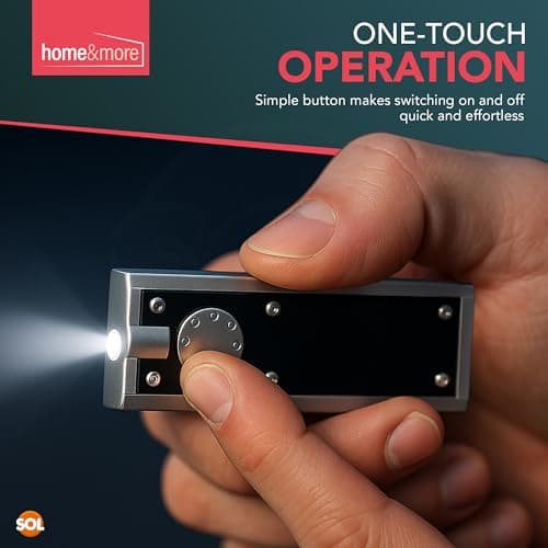 SOL 4pk LED Keyring Torch Compact Pocket Light with Built in Batteries Mini Keychain Lamp for Camping Hiking Outdoor Travel Emergency Use Portable Bright Utility Illumination — view 4