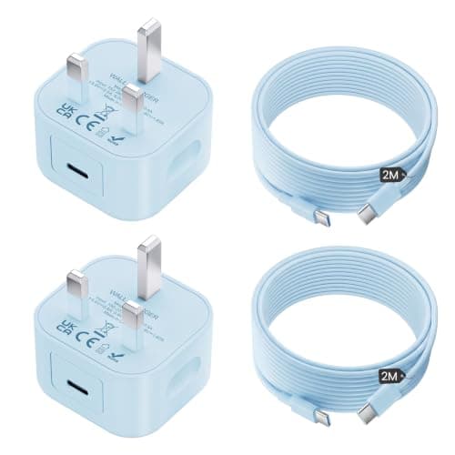 for iPhone 17 16 15 Charger, USB C Fast Charging Adapter with 2M Cable