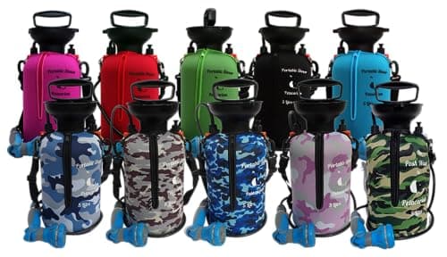 Petacarium Insulated Portable Shower (5 Litre, Pink) for Dogs, Camping, Paddleboarding, Muddy Walks — view 2