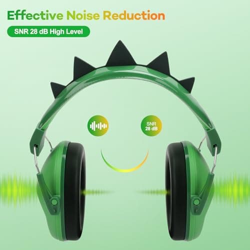 cumunebula Ear Defenders Children - Kids Ear Defenders for Autism, Toddler, Children Age 3-16 Years Old - Noise Cancelling Headphones for Kids for Concerts, Air Shows, Fireworks - 28dB SNR — view 2