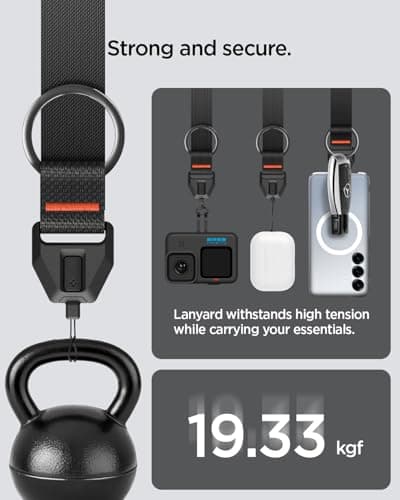 Spigen Universal Phone Lanyard Strap with Keyring Quick Release Connector — view 5