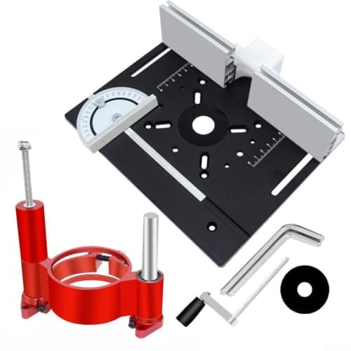 Router Lift Base Aluminium Alloy 47mm Travel Stainless Steel