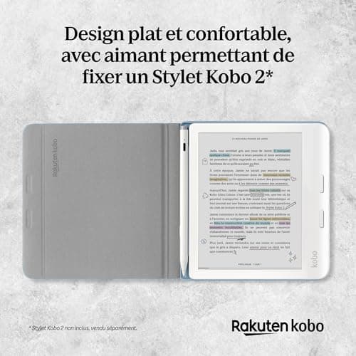 Kobo Libra Colour Stylus Cover Case, Sand Beige — view 4