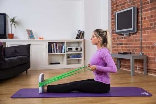 Meglio Resistance Band, 1.5m, Green, Latex Free, With Exercise Guide — view 4