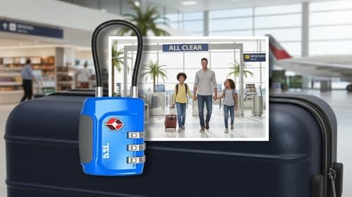 DSL TSA Approved 3 Digit Combination Luggage Lock, Pack of 2 — view 3