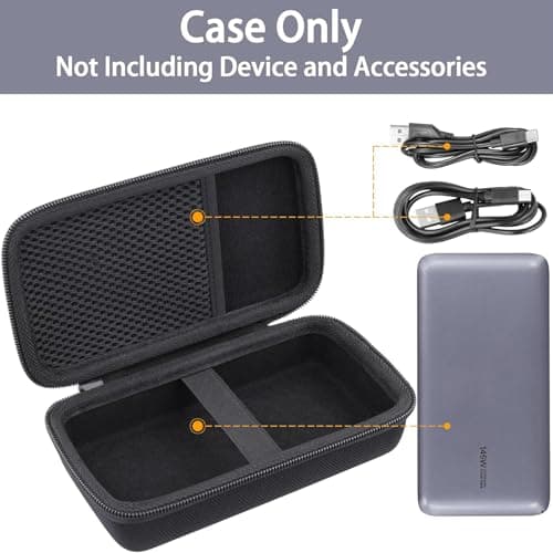 Aenllosi Hard Case for UGREEN Nexode 145W 25000mAh Power Bank, Black — view 2