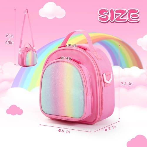 TATAVR Carrying Case Compatible with Yoto Mini, Card Holder Hold Up to 30 Cards, Travel Storage Bag with Adjustable Shoulder Strap for Audio Music Player & Headphone, Bag Only (Pink) — view 2