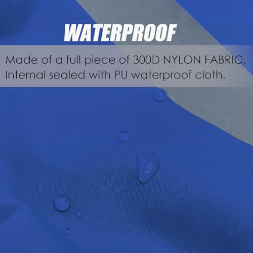 LICQIC Waterproof Rain Cover for Backpack, XS (20-30L), Blue — view 3