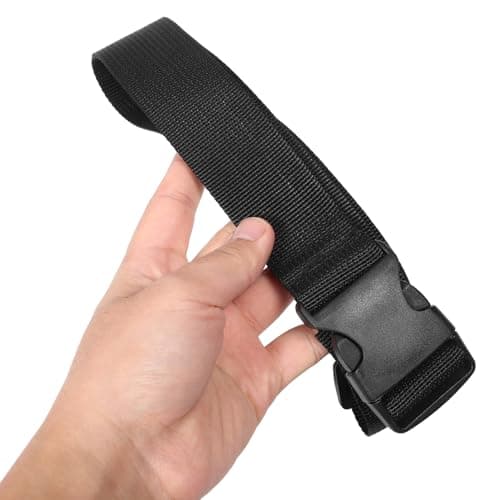Healvian Adjustable Waist Strap Extender for Fanny Pack and Backpack - 39 Inch Nylon Buckle Belt for Secure Luggage and Travel Gear — view 5