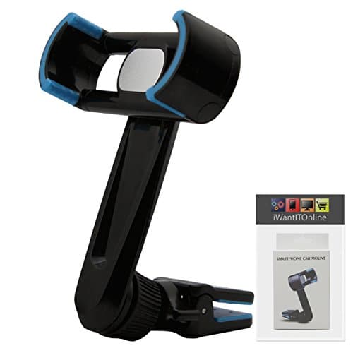 IWIO Phone Air Vent Clip 360 Degree Holder Car Mount Cradle compatible with MicroMax Canvas Nitro 2 E311