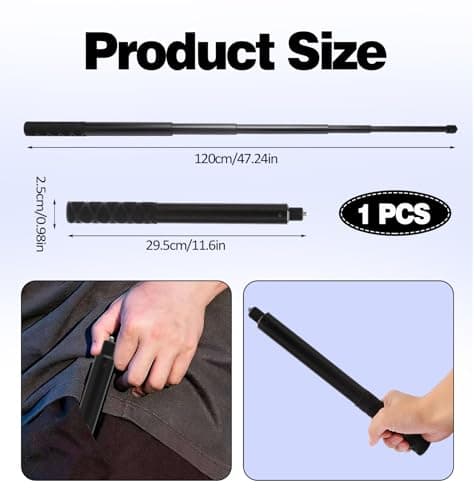 Invisible Extended Selfie Stick 1.2m Aluminum Alloy Pole – Stable Anti-Shake Selfie Stick Compatible with Insta 360 X5/X4/X3/GO/ONE GoPro Camera Accessories Travel Sports Vlog Camera — view 2