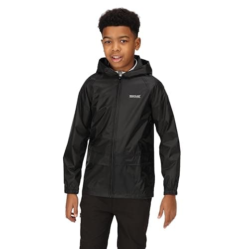 Regatta Great Outdoors Childrens/Kids Stormbreak Waterproof Jacket (11-12 Years) (Black)
