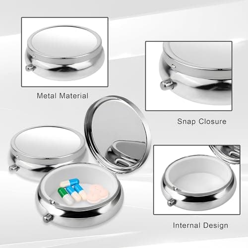 Portable Small Pill Box & Tablet Organiser – for Daily Medication — view 3