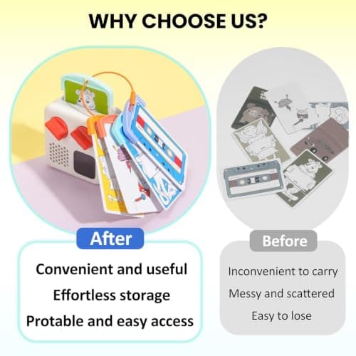 Card Holder Rings and Tabs Anti-Loss Easy Categorization Organizer — view 5