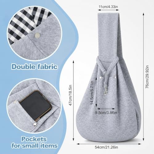 Puppy Carrier Backpack, Hands-Free Pet Travel Bag — view 2