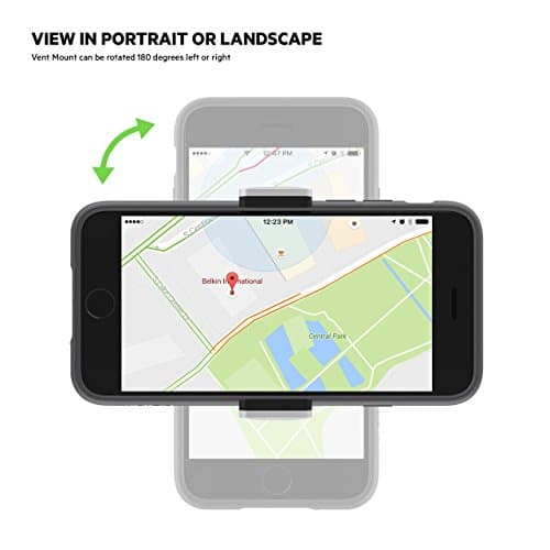 Belkin Car Vent Mount for iPhone, Samsung, Silver — view 3