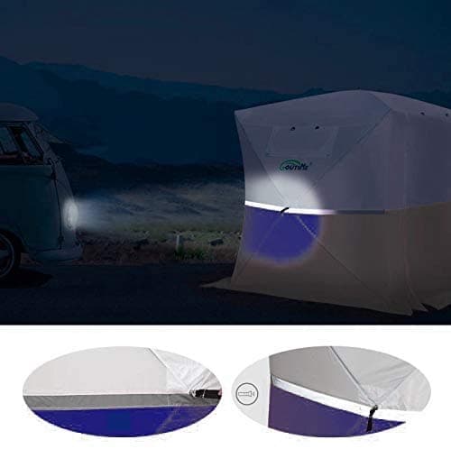 Goutime Pop Up Emergency Work Tent, 7.2 x 7.2 ft, Waterproof Oxford Shelter — view 4