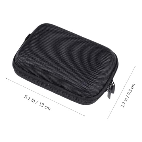 Back to School Electronics Organizer Black Fabric Storage Box — view 2