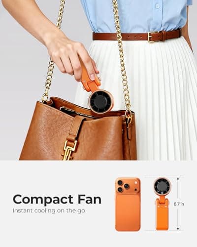 Bearwind Portable Handheld Fan, 9m/s Turbo Fan, USB Rechargeable, Up to 12H — view 6