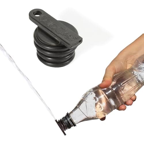 CuloClean Ultralight (6g / 0,21oz) Portable Bidet for Toilet, Travel, Backpacking, Hiking or Camping - Fits Most Plastic Bottles. (CuloClean Ultralight, 1pcs Black)