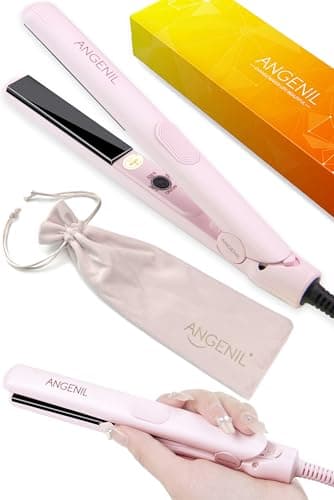 ANGENIL Ultra Mini Hair straighteners for Women, Small Flat Iron 1.8cm Size