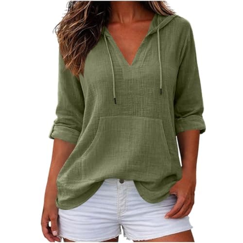 Women's Overhead Hoodie, Sweatshirt, for Road Trips and Walking, Sweat Top — view 6