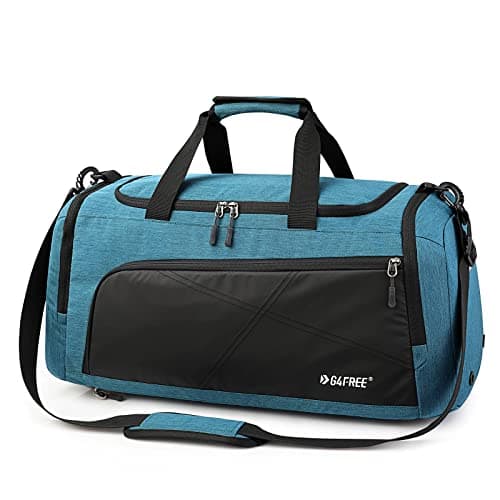 G4Free 3-in-1 Gym Duffle Bag Men Women, 45L Waterproof Sports Bag Backpack with Wet Pocket & Shoes Compartment, Travel Weekender Overnight Duffel Bag — view 2