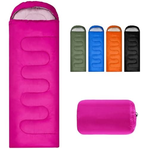 Sleeping Bag for Camping, Adults, Rose