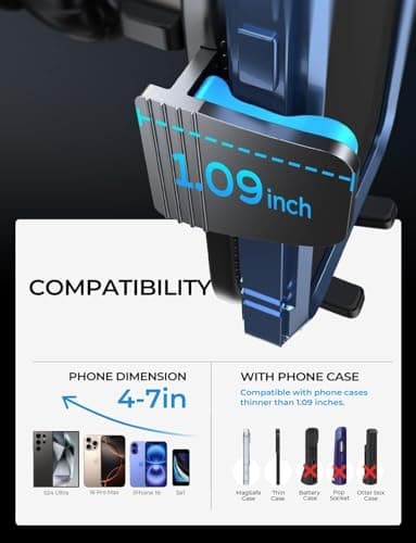 LISEN Best Car Phone Holder for Car Mobile Phone Holder Cars Air Vent — view 6