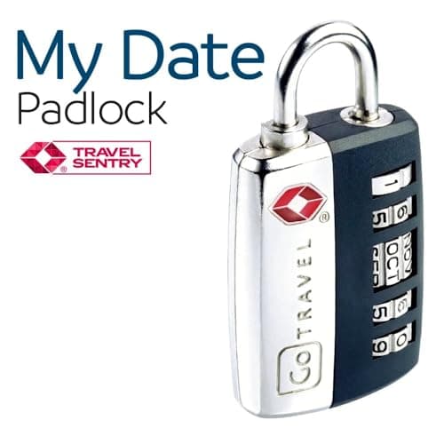 Go Travel TSA Luggage Lock - My Date Combination, for Suitcases — view 2