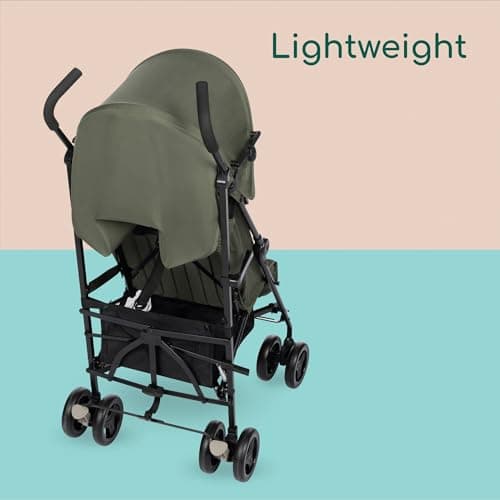 Bebeconfort Rainbow, Lightweight Baby Buggy Stroller, Multi-Position Reclining Stroller, Foldable with Compact Closure, for Children Aged 6 Months - 4 Years, max 22 kg, Travel Buggy, Mineral Green — view 5